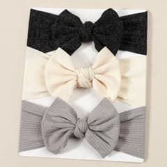 ベビー用 リボン ヘアバンド 3点セットのサムネイル