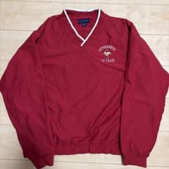 LANDS'END/赤 Vネック ナイロンジャケットのサムネイル