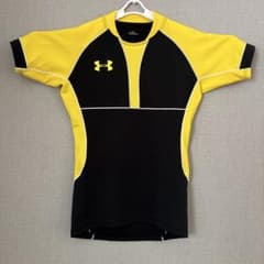 Under Armour ラグビーシャツ ブラック×イエロー LGのサムネイル