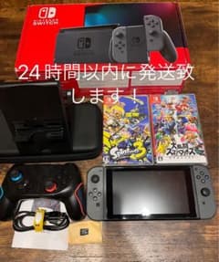 任天堂 Nintendo Switch 本体 グレー 強化版のサムネイル