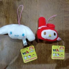 サンリオキャラクターズ ぬいぐるみストラップ 2個セットのサムネイル