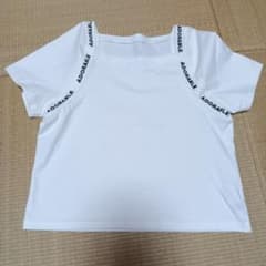 ロゴ入り 半袖Tシャツ ホワイト フリーサイズ♡のサムネイル