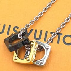 ルイヴィトン モノグラム ボールド ネックレス エクリプス コリエ 