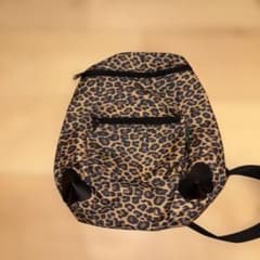 Hervé Chapais Parisレオパードリュックナイロン バッグヒョウ柄