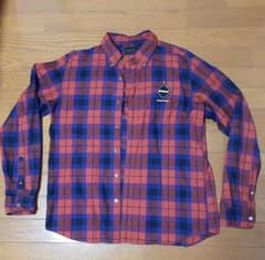 F.C Real Bristol｜スター長袖チェックシャツSブリストルFCRBのサムネイル