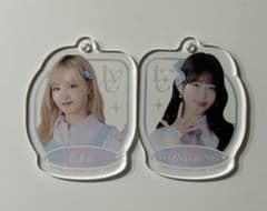 lVE 아크릴 매력 열쇠 고리 가챠 가챠