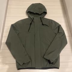 オリーブグリーン フード付きジャケット - メルカリ