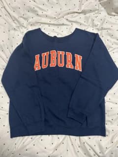 AUBURN カレッジロゴ スウェット ネイビーのサムネイル