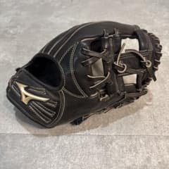 MIZUNO（ミズノ） グローバルエリート 内野手 軟式 グローブ ブラックのサムネイル