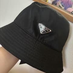 PRADA バケットハット 黒