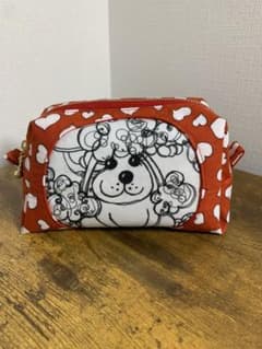 ロラライハリスPoodle Party生地使用ふわっと可愛いポーチ - メルカリ