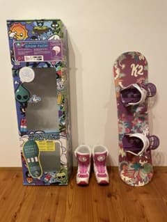 子供 キッズ K2 Lil Kandi 90 スノーボード ブーツ 3点セット