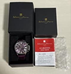 新品未使用 Salvatore Marra 腕時計 パープル クロコ型押し - メルカリ