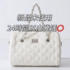 新品未開封✨️】キルティングツイードミニボストンバッグ darich 