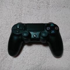 中古清掃修理品 PS4 純正コントローラー・ジェット・ブラック 1のサムネイル