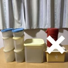 Tupperware 食品保存容器セット　まとめ売り Tupperware 食品保存容器 セット まとめ売り 9点 - メルカリ