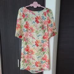 フロムファーストミュゼ　花柄チュニックワンピースのサムネイル