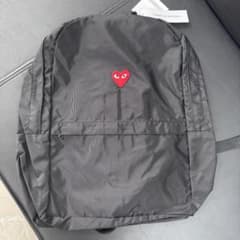 PLAY COMME des GARCONS リュック ブラック ハートロゴ PLAY COMME des GARCONS リュック ブラック ハートロゴ - メルカリ