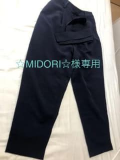 テーパードパンツ ネイビーのサムネイル