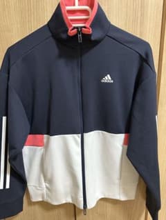 adidas ジャージトラックジャケット ネイビー ホワイトのサムネイル