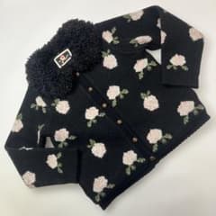 【美品】ピンクハウス 黒 バラ編みニットジャケット/2023年 秋 美品】ピンクハウス 黒 バラ編みニットジャケット/2023年 秋 - メルカリ