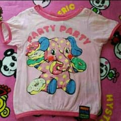 partyparty ぞうさん柄Tシャツ 80㎝☆パーティーパーティーのサムネイル