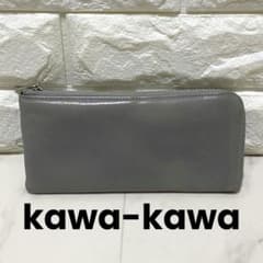 希少✨イアパピヨネ kawa-kawa カワカワ L字長財布 財布グレー - メルカリ