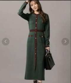 【貴島明日香着用】 Andemiu Iラインハイショクセットアップフウワンピースのサムネイル