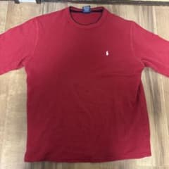 Polo Ralph Lauren ワッフル長袖カットソー 赤 XLのサムネイル