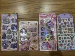 キャラクターシール 4枚セット ほっぺちゃん スヌーピー マイリトルポニーのサムネイル