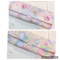 ご専用　カトラリーケース　お花畑うさぎ　ライムのサムネイル
