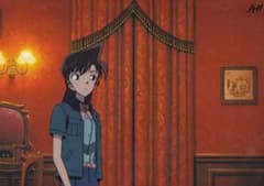 ラスト【名探偵コナン 劇場版第6作 ベイカー街の亡霊 毛利蘭 セル画】 ラスト【名探偵コナン 劇場版第6作 ベイカー街の亡霊 毛利蘭 セル画