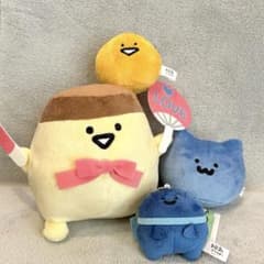 お文具といっしょ 推し活ぬいぐるみ ヘアクリップ　リボンマスコット　４点セット