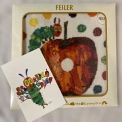 【完売品】エリックカール展 限定 フェイラーコラボハンカチ りんご イエロー 完売品】エリックカール展 限定 フェイラーコラボハンカチ りんご