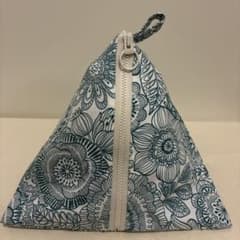 テトラポーチ(19)花柄Blueのサムネイル