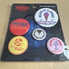 Stranger Things × 3COINS 핀 배지 5개 세트