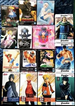 人気アニメキャラクターフィギュア15点セット 最新プライズ含む 全未