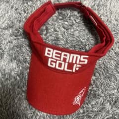 BEAMS GOLF 赤 バイザーのサムネイル