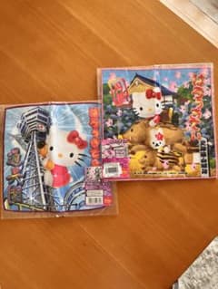 ハローキティ ご当地ハンカチ 2枚セットのサムネイル