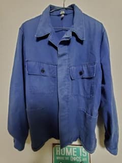 VINTAGE フレンチワークジャケット 比翼のサムネイル