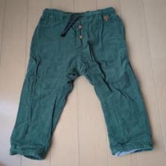 H&M コーデュロイパンツ グリーン 86cmのサムネイル