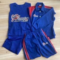 Heartz ハーツ バスケ ジャージ　145センチ ハーツ バスケットボール ユニフォームセット サイズ145 - メルカリ