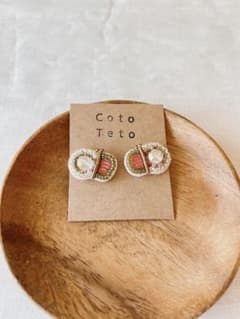 値下げ‼︎Coto Teto【82】ハンドメイド　ピアス　イヤリングのサムネイル
