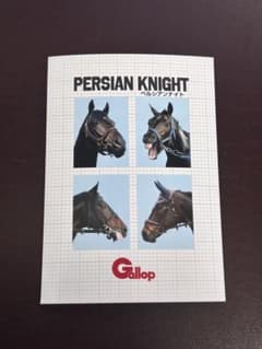 ペルシアンナイト　Gallop フォトプラス　名馬証明写真風のサムネイル