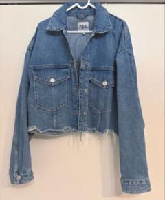 ZARA/デニムジャケット/ショート丈/クロップド丈 /Mサイズのサムネイル