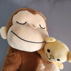 おさるのジョージ スペシャルくまさんとすやすやぬいぐるみのサムネイル