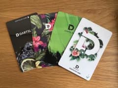 【廃盤】ダーツライブカード4枚セット(バラ売り可)のサムネイル
