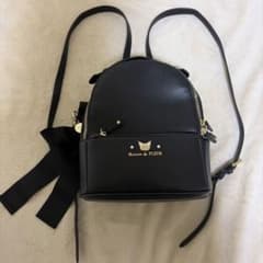 Maison de FLEUR クロミ Chan Backpack with Ribbon Charm