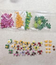 【正規品】LEGO レゴ 植物・花・蝶々 パーツセット.•❀のサムネイル
