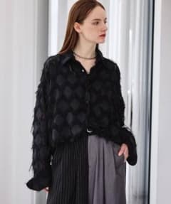 seyto See through jacquard fringe shirtのサムネイル